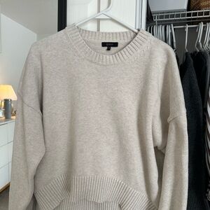 QUINCE COTTON SWEATER - Beige